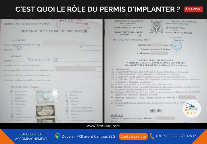 implanter un bâtiment
